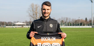 Venezia FC, Bocalon a quota 100 presenze “Per un veneziano è un sogno che si realizza” Riccardo Bocalon con la maglia numero 100, come le presenze finora in arancioneroverde