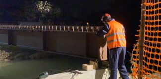 Pronta a fine mese la passerella ciclopedonale tra Favaro, Dese e il sottopasso della Bretella di Tessera I lavori di posa dei giunti di sostegno della passerella ciclopedonale