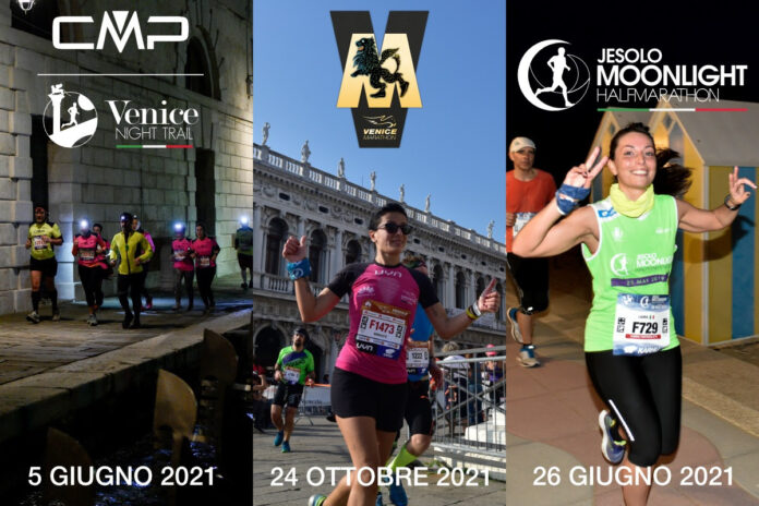 I tre eventi di Venicemarathon del 2021