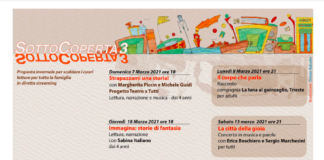 “SottoCoperta 3”: quattro spettacoli in diretta streaming per bambini e adulti Sottocoperta 3, la locandina