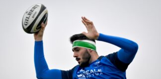 Riccardo Favretto si lega al Benetton sino al 2026 Guinness PRO14, Stadio Sergio Lanfranchi, Parma, Italy 9/1/2021 Zebre vs Benetton Rugby Benetton's Riccardo Favretto during the warm-up Mandatory Credit ©INPHO/Sighinolfi Luca