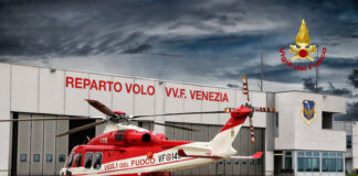 Consegnato il nuovo elicottero al Reparto Volo dei Vigili del Fuoco di Venezia