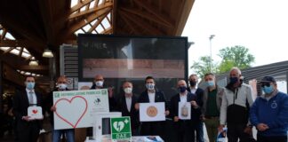 Presentato il nuovo logo del mercato San Michele di Mestre, da oggi fornito anche di defibrillatore