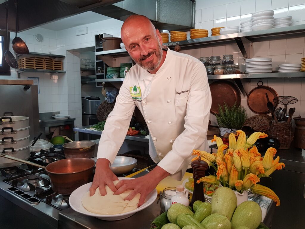 Diego Scaramuzza in cucina