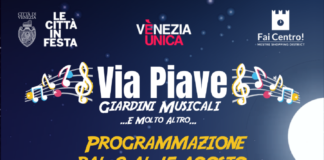 “Via Piave Giardini musicali…e molto altro”: tre nuove serate dal 9 all’11 agosto