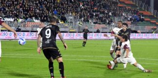 Venezia FC-Salernitana 1-2, i lagunari affondano nel match salvezza Il goal di Aramu - foto Andrea Pattaro @Vision