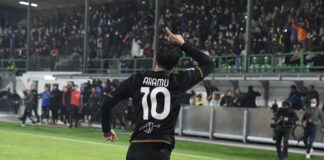 Venezia FC-Fiorentina, Aramu: “Avevamo bisogno di questa iniezione di fiducia” Mattia Aramu festeggia dopo il goal - foto Andrea Pattaro @ Vision