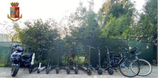 Marghera, scoperto deposito di biciclette elettriche, monopattini e scooter rubati