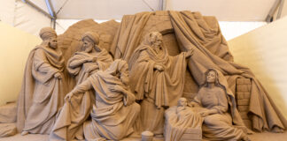 Jesolo Sand Nativity prepara l’edizione del rilancio Jesolo Sand Nativity, un'opera dell'edizione 2019