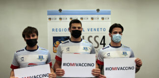 Il Rugby San Dona’ a fianco dell’Ulss4 nel sostenere le vaccinazioni anti-Covid I ragazzi della Lafert San Donà