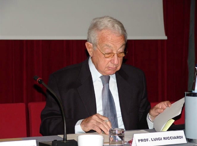 Il professor Luigi Ricciardi