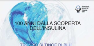 Ca’ Foncello illuminato d’azzurro per la Giornata Mondiale del Diabete
