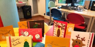 Al Ca’ Foncello i messaggi natalizi dei bambini in pediatria per i “nonni” della geriatria