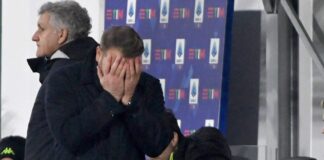 Il Venezia pronto ad esonerare Zanetti, perché? Paolo Zanetti si dispera in Venezia-Verona - foto Andrea Pattaro @ Vision