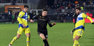 Venezia FC-Cagliari, Caldara: “Una grande tifoseria che non merita la serie B” Mattia Caldara in Venezia-Juventus ©Andrea Pattaro/Vision