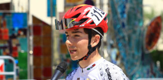 Davide De Pretto in ritiro in Spagna con la nazionale pista