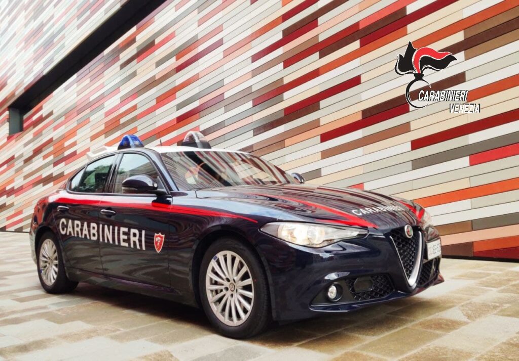 I Carabinieri in azione a Mestre