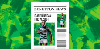 Il talento di Monty Ioane in biancoverde per altri due anni