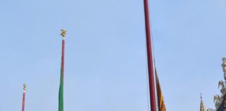 A Venezia la prima festa regionale delle Polizie locali del Veneto L'Alzabandiera in Piazza San Marco
