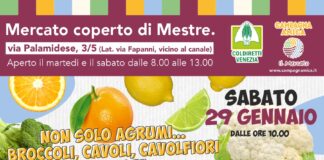 Giorni della Merla: carica di vitamina C al mercato agricolo coperto di Campagna Amica di Mestre