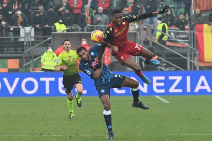 Venezia FC-Napoli, un’azione - foto Andrea Pattaro @Vision