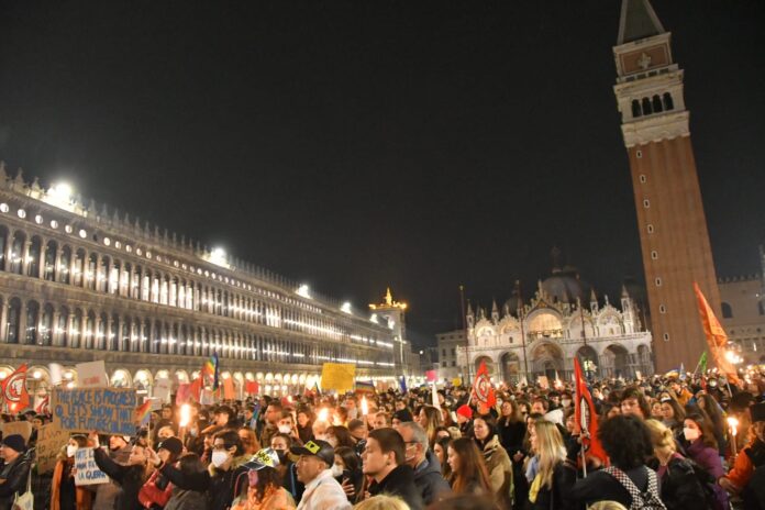 La Marcia per la Pace a Venezia