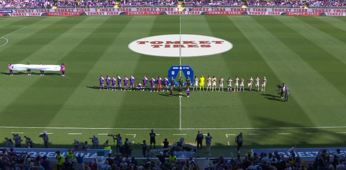 Fiorentina-Venezia, le squadre prima del match