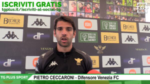Pietro Ceccaroni, difensore del Venezia FC, nel corso di una nostra intervista