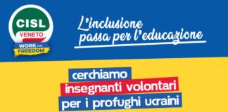 “Work for Freedom”, CISL Veneto lancia l’appello per aiutare i profughi