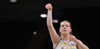 Umana Reyer Venezia, Laura Meldere torna in orogranata Laura Meldere Umana Reyer Venezia - Fila San Martino di Lupari Techfind Final Eight Coppa Italia Serie A1 - Quarti di Finale LBF 2020/2021 Bologna, 04/03/2021 Foto M.Ceretti / Ciamillo-Castoria