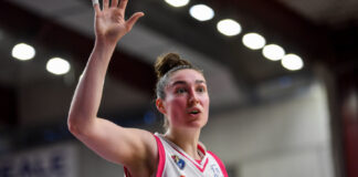 Colpo dell’Umana Reyer Venezia: Jessica Shepard è orogranata Jessica Lynn Shepard Banco di Sardegna Dinamo Sassari - Limonta Costa Masnaga Legabasket Femminile LBF Techfind Serie A1 2021-2022 Sassari, 26/03/2022 Foto L.Canu / Ciamillo-Castoria