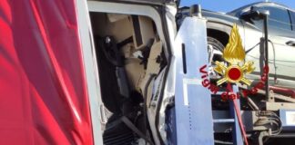 Tamponamento fra tre tir in A4 I tir incidentali in A4