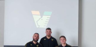 Venezia FC, presentati Zampano, Andersen e Wisniewski Da sinistra: Francesco Zampano, Pawel Wisniewski e Magnus Kofod Andersen. Foto: Ufficio Comunicazione Venezia FC