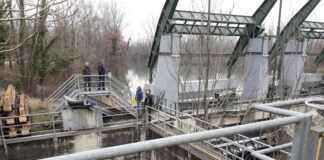 Sgrigliatore di Silea riattivato per il contenimento dei rifiuti galleggianti