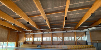 Pronta la palestra polifunzionale realizzata dalla Città metropolitana al Parco della Bissuola a Mestre L'interno della nuova palestra realizzata dalla Città Metropolitana di Venezia