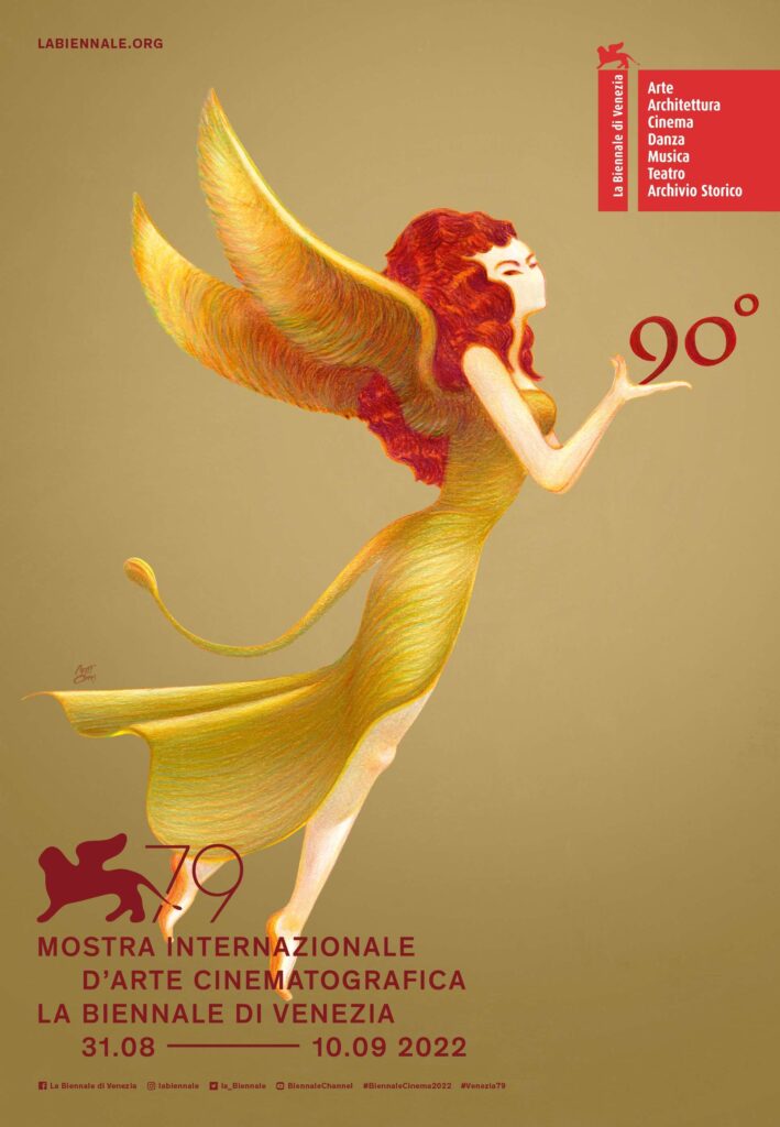 Il manifesto della 79^ Mostra del Cinema di Venezia
