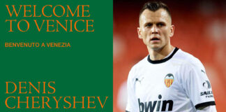 L’attaccante Denis Cheryshev al Venezia FC Denis Cheryshev