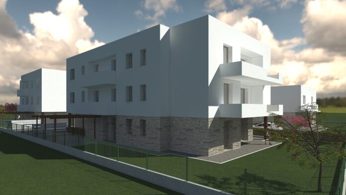 Rendering del Residence Mandricardo a Campalto - immagine dal sito Adico