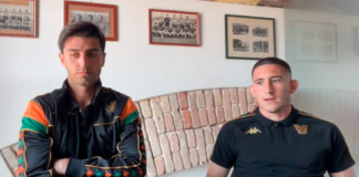 Venezia FC, Candela e Zabala si presentano Da sinistra: Antonio Candela e Facundo Zabala