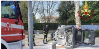 Pieve di Soligo: anziano si schianta contro un albero