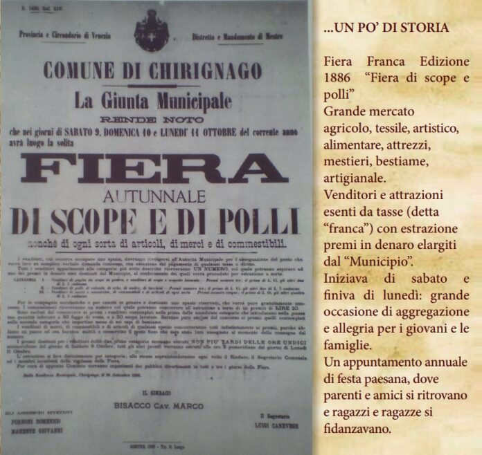 Fiera Franca di Chirignago, un documento storico