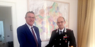Ricevuto anche in Provincia il nuovo Comandante dei Carabinieri