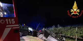 Maserada sul Piave: scontro frontale, automobilista in gravi condizioni