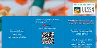 Terapie farmacologiche più sicure: un evento dell’Ulss 4 Serata dell'Ulss 4 dedicata alle terapie farmacologiche