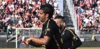 Venezia FC-Bari, Ceccaroni: “Dobbiamo evitare di prendere così tanti goal” Pietro Ceccaroni in Venezia FC-Bari - foto: Andrea Pattaro@Vision