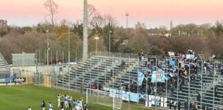 Treviso-Luparense 2-1 Il Treviso festeggia la vittoria al Tenni contro la Luparense - foto Notizieplus