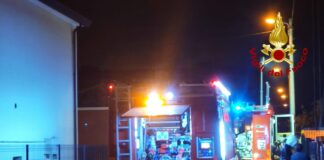 FOTONOTIZIA – Favaro Veneto, incendio in un’abitazione I Vigili del Fuoco a Favaro