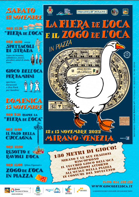 Festa de L'Oca e Zogo de l'Oca - la locandina