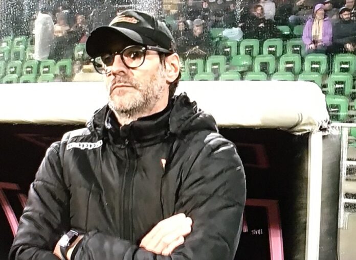 Mister Paolo Vanoli, allenatore del Venezia FC, a Palermo