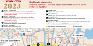 Capodanno: spettacolo pirotecnico a Venezia e musica a Mestre Capodanno 2023 - la mappa dello spettacolo pirotecnico a Venezia